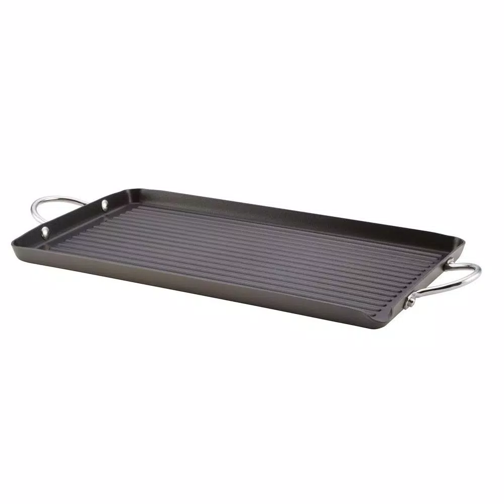 Cookware Rachael Ray Aluminum Grill Griddle With Nonstick Coating 3 Cookware Rachael Ray Aluminum Grill Griddle With Nonstick Coating