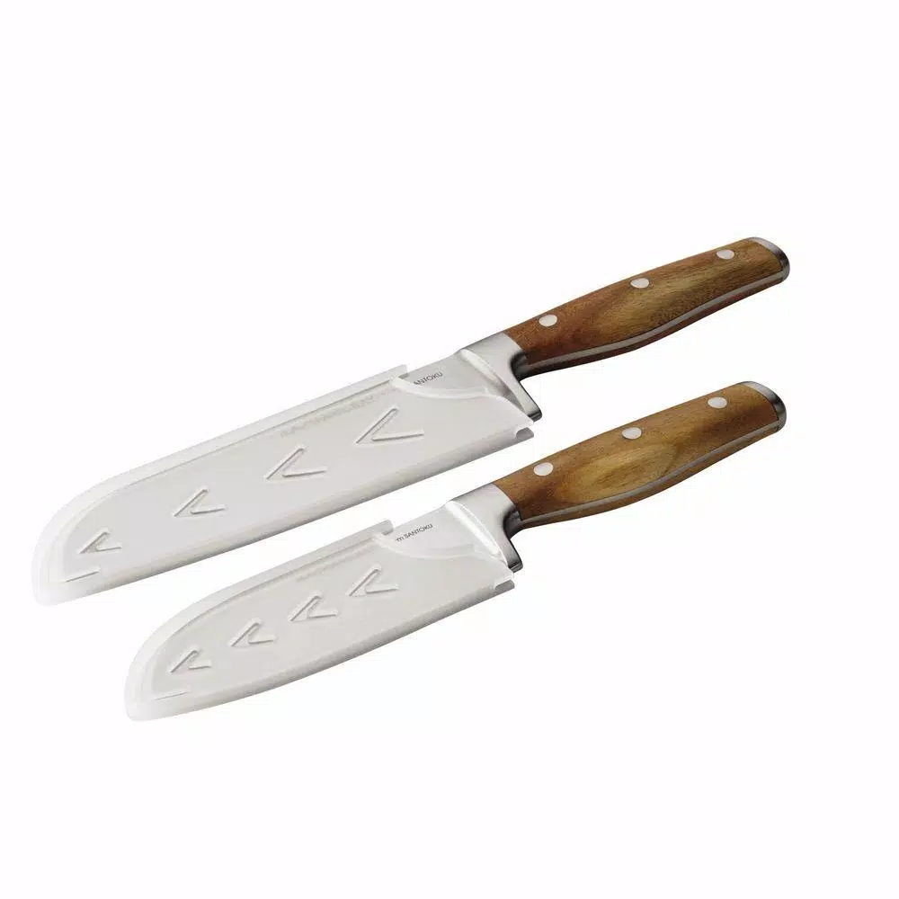 Cutlery Rachael Ray Cucina 2-Piece Santoku Knife Set 3 Cutlery Rachael Ray Cucina 2-Piece Santoku Knife Set