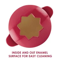 Kitchen Gadgets & Tools Rachael Ray Cast Iron Red Shimme Fondue Pot Set, 1.5-Quart -Weston Shop rachael ray specialty kitchen gadgets 47870 1f 1000