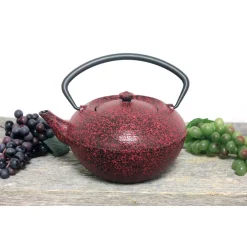 Cookware BergHOFF Studio 1.4 Qt. Red Cast Iron Teapot 9 Cookware BergHOFF Studio 1.4 Qt. Red Cast Iron Teapot -Weston Shop red berghoff tea kettles 1107050 31 1000