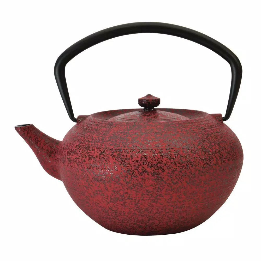 Cookware BergHOFF Studio 1.4 Qt. Red Cast Iron Teapot 3 Cookware BergHOFF Studio 1.4 Qt. Red Cast Iron Teapot
