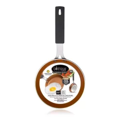 Cookware Gotham Steel Hammered Copper 5.5 Inch Non-Stick Ti-Ceramic Fry Pan 6 Cookware Gotham Steel Hammered Copper 5.5 Inch Non-Stick Ti-Ceramic Fry Pan -Weston Shop rose copper gotham steel skillets 2766 c3 1000