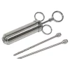 Kitchen Gadgets & Tools Bayou Classic 2 Oz. Stainless Steel Seasoning Injector -Weston Shop silver bayou classic specialty kitchen gadgets 5011 64 1000