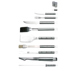 Kitchen Utensils BergHOFF Cubo 33-Piece Stainless Steel Barbecue Set With Case 7 Kitchen Utensils BergHOFF Cubo 33-Piece Stainless Steel Barbecue Set With Case -Weston Shop silver berghoff kitchen utensil sets 1108322 4f 1000