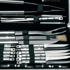 Alternative view of Kitchen Utensils BergHOFF Cubo 33-Piece Stainless Steel Barbecue Set With Case