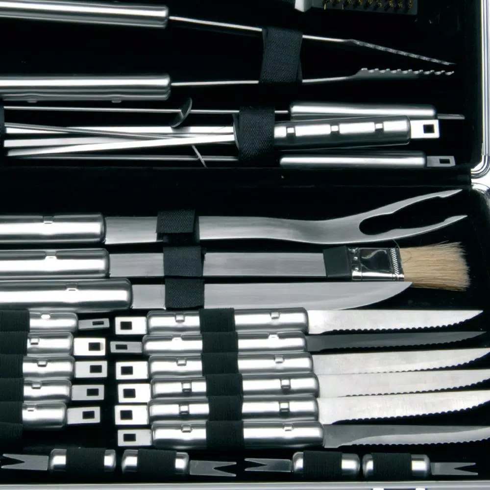 Kitchen Utensils BergHOFF Cubo 33-Piece Stainless Steel Barbecue Set With Case 3 Kitchen Utensils BergHOFF Cubo 33-Piece Stainless Steel Barbecue Set With Case - Image 2