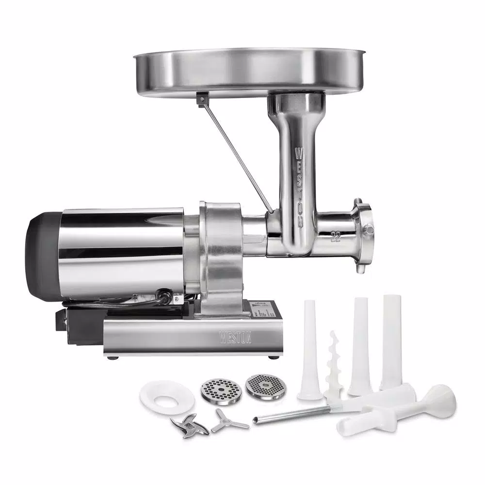 Kitchen Gadgets & Tools Weston Butcher Series #12 0.75 HP Electric Meat Grinder With Sausage Stuffing Kit 7 Kitchen Gadgets & Tools Weston Butcher Series #12 0.75 HP Electric Meat Grinder With Sausage Stuffing Kit - Image 5