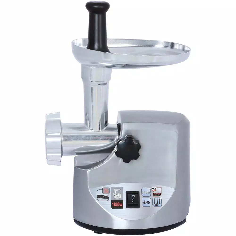 Kitchen Gadgets & Tools Brentwood Appliances 1800-Watt Silver Heavy-Duty Meat Grinder 3 Kitchen Gadgets & Tools Brentwood Appliances 1800-Watt Silver Heavy-Duty Meat Grinder
