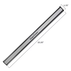 Alternative view of Kitchen Utensils Classic Cuisine 22 In. Silver Magnetic Aluminum Bar Storage Strip