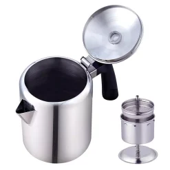 Cookware Cook N Home 8-Cup Stainless Steel Stovetop Tea Coffee Percolator Pot Kettle 10 Cookware Cook N Home 8-Cup Stainless Steel Stovetop Tea Coffee Percolator Pot Kettle -Weston Shop silver cook n home tea kettles 02544 77 1000
