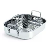 Cookware Cooks Standard 12 Qt. Stainless Steel Roaster Roasting Pan With Rack 2 Cookware Cooks Standard 12 Qt. Stainless Steel Roaster Roasting Pan With Rack -Weston Shop silver cooks standard roasting pans 02535 64 1000