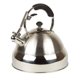 Cookware Creative Home Saturn 11.2-Cup Stovetop Tea Kettle In Silver -Weston Shop silver creative home tea kettles 72210 31 1000