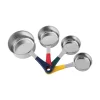 Bakeware Fox Run 4-Piece Stainless Steel Measuring Cup Set 2 Bakeware Fox Run 4-Piece Stainless Steel Measuring Cup Set -Weston Shop silver fox run measuring cups measuring spoons 4839 64 1000