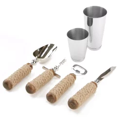 Kitchen Utensils Mind Reader Rope Bar Utensil Set Silver Bottle Opener, Corkscrew, Ice Scoop And Knife 4-Piece Bar Tool Set 11 Kitchen Utensils Mind Reader Rope Bar Utensil Set Silver Bottle Opener, Corkscrew, Ice Scoop And Knife 4-Piece Bar Tool Set -Weston Shop silver mind reader kitchen utensil sets barope4 sil 4f 1000