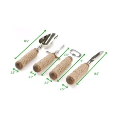 Kitchen Utensils Mind Reader Rope Bar Utensil Set Silver Bottle Opener, Corkscrew, Ice Scoop And Knife 4-Piece Bar Tool Set 15 Kitchen Utensils Mind Reader Rope Bar Utensil Set Silver Bottle Opener, Corkscrew, Ice Scoop And Knife 4-Piece Bar Tool Set -Weston Shop silver mind reader kitchen utensil sets barope4 sil 76 1000