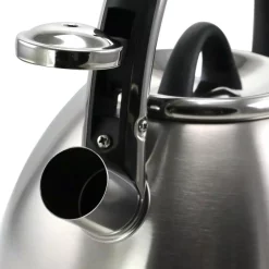 Cookware Mr. Coffee Mr. Coffee 2 Qt. Whistling Tea Kettle With Nylon Handle 8 Cookware Mr. Coffee Mr. Coffee 2 Qt. Whistling Tea Kettle With Nylon Handle -Weston Shop silver mr coffee tea kettles 985111964m c3 1000