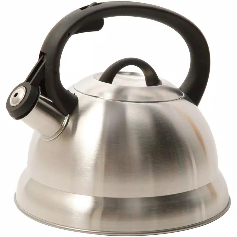 Cookware Mr. Coffee Flintshire 1.75 Qt. Stainless Steel Whistling Tea Kettle 3 Cookware Mr. Coffee Flintshire 1.75 Qt. Stainless Steel Whistling Tea Kettle