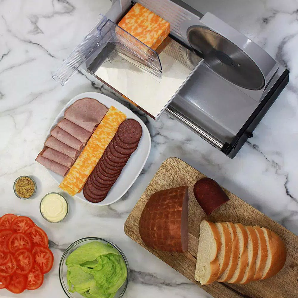 Kitchen Gadgets & Tools Nesco Everyday 180 W Silver Electric Food Slicer 7 Kitchen Gadgets & Tools Nesco Everyday 180 W Silver Electric Food Slicer - Image 5