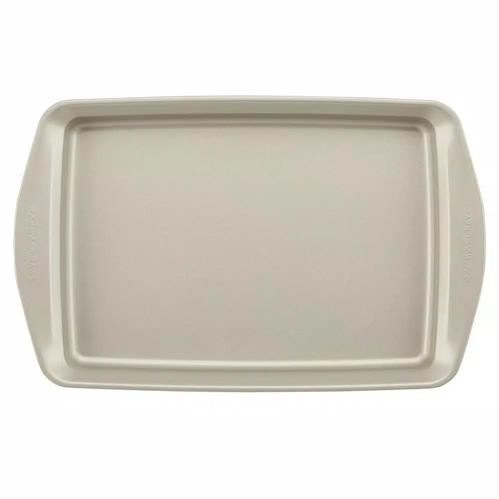 Rachael Ray Nonstick Bakeware Cookie Pan Set, 3-Piece, Silver 5 Rachael Ray Nonstick Bakeware Cookie Pan Set, 3-Piece, Silver - Image 3