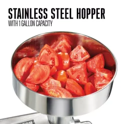 Kitchen Gadgets & Tools Weston Metal Tomato And Fruit Strainer -Weston Shop silver weston food mills 07 1201 w 4f 1000