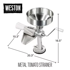 Alternative view of Kitchen Gadgets & Tools Weston Metal Tomato And Fruit Strainer