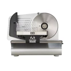 Kitchen Gadgets & Tools Weston Realtree Edge 200-Watt Silver Meat Slicer With Camouflage Storage Cover
