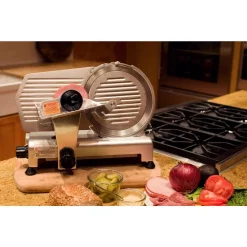 Kitchen Gadgets & Tools Weston Pro-320 200 W 10 In. Silver Electric Meat Slicer 8 Kitchen Gadgets & Tools Weston Pro-320 200 W 10 In. Silver Electric Meat Slicer -Weston Shop silver weston meat slicers 83 0850 w 4f 1000