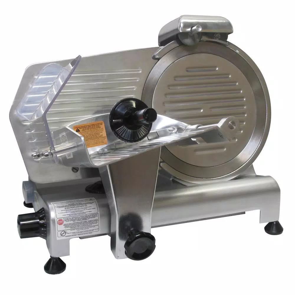 Kitchen Gadgets & Tools Weston Pro-320 200 W 10 In. Silver Electric Meat Slicer 3 Kitchen Gadgets & Tools Weston Pro-320 200 W 10 In. Silver Electric Meat Slicer