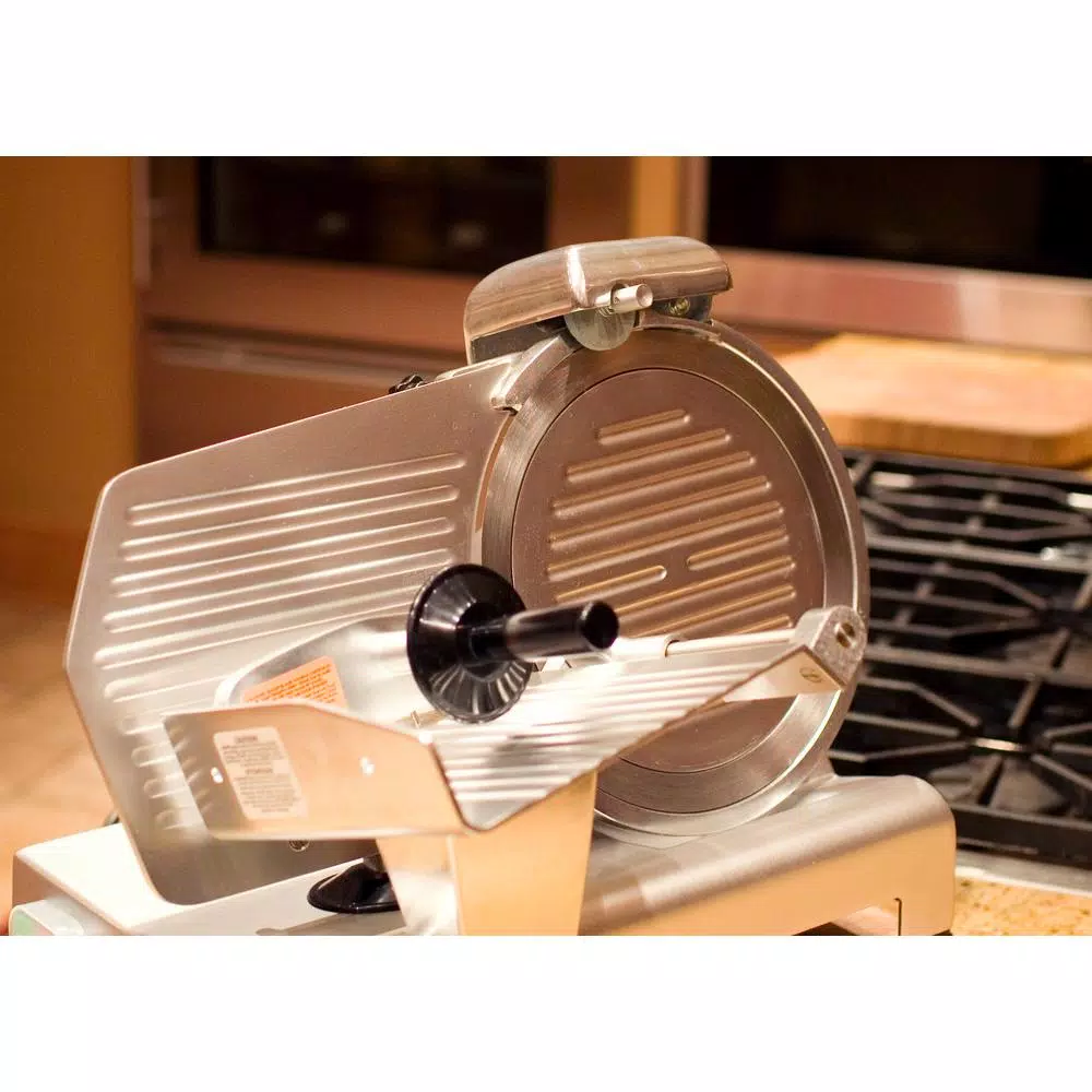 Kitchen Gadgets & Tools Weston Pro-320 200 W 10 In. Silver Electric Meat Slicer 4 Kitchen Gadgets & Tools Weston Pro-320 200 W 10 In. Silver Electric Meat Slicer - Image 2