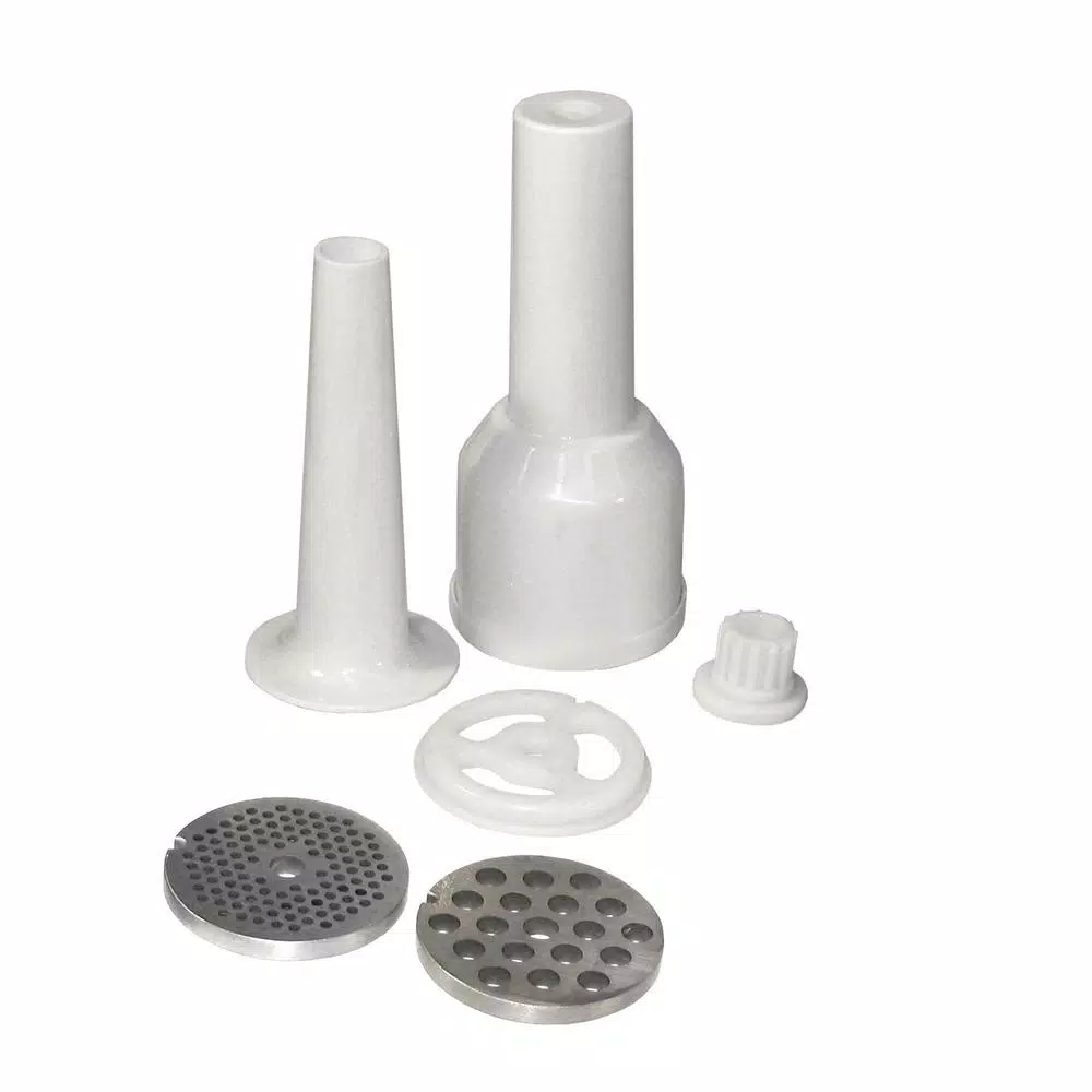 Kitchen Gadgets & Tools Weston #8 575 W Silver Electric Meat Grinder With Sausage Stuffing Funnel - Image 3