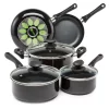 Ecolution Artistry 8-Piece Aluminum Nonstick Cookware Set In Slate 1 Ecolution Artistry 8-Piece Aluminum Nonstick Cookware Set In Slate -Weston Shop slate ecolution cookware sets eabk 1208 64 1000