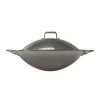 Cookware SPT 16.5 In. Stainless Steel Wok With Lid (Induction Ready)