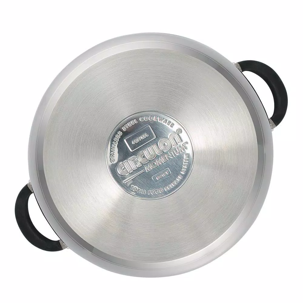 Bakeware Circulon Momentum Stainless Steel Nonstick 4-Quart Covered Casserole With Locking Straining Lid 4 Bakeware Circulon Momentum Stainless Steel Nonstick 4-Quart Covered Casserole With Locking Straining Lid - Image 2