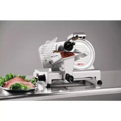 Kitchen Gadgets & Tools LEM Commercial 180 W Stainless Electric Meat Sliver -Weston Shop stainless metal lem meat slicers 1020 66 1000