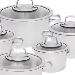 Alternative view of BergHOFF Essentials Manhattan 10-Piece Stainless Steel Cookware Set