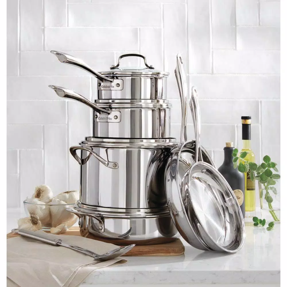 Calphalon Classic 14-Piece Stainless Steel Cookware Set 8 Calphalon Classic 14-Piece Stainless Steel Cookware Set - Image 6