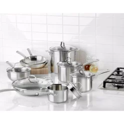 Alternative view of Calphalon Classic 14-Piece Stainless Steel Cookware Set