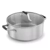Cookware Calphalon Select 5 Qt. Round Stainless Steel Dutch Oven With Glass Lid 1 Cookware Calphalon Select 5 Qt. Round Stainless Steel Dutch Oven With Glass Lid -Weston Shop stainless steel calphalon dutch ovens braisers 2067143 64 1000