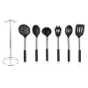 Kitchen Utensils Classic Cuisine Stainless Steel And Silicone Kitchen Utensil (Set Of 7)