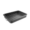 Cookware Classic Cuisine Heavy Duty Nonstick Roasting Pan With Angled Rack 2 Cookware Classic Cuisine Heavy Duty Nonstick Roasting Pan With Angled Rack -Weston Shop stainless steel classic cuisine roasting pans hw031104 64 1000