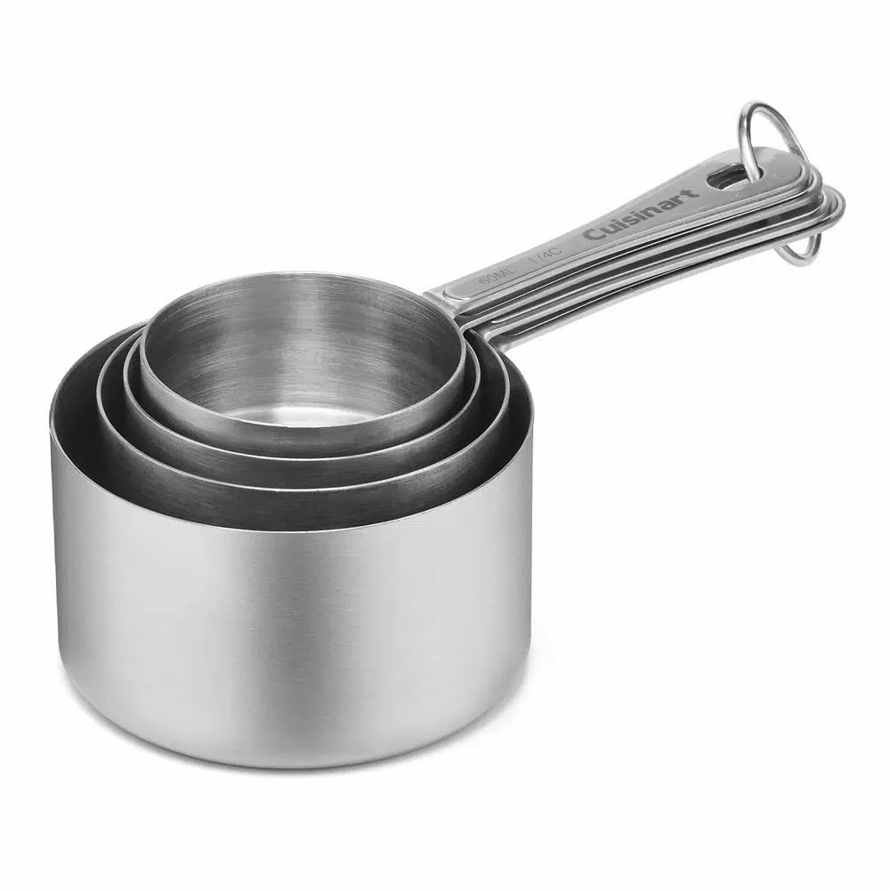 Bakeware Cuisinart 4-Piece Stainless Steel Measuring Cup Set 4 Bakeware Cuisinart 4-Piece Stainless Steel Measuring Cup Set - Image 2