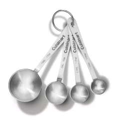 Bakeware Cuisinart 4-Piece Stainless Steel Measuring Spoon Set 9 Bakeware Cuisinart 4-Piece Stainless Steel Measuring Spoon Set -Weston Shop stainless steel cuisinart measuring cups measuring spoons ctg 00 smp c3 1000