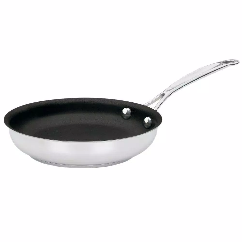 Cookware Cuisinart Chef’s Classic 8 In. Stainless Steel Nonstick Skillet 3 Cookware Cuisinart Chef’s Classic 8 In. Stainless Steel Nonstick Skillet