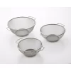 Kitchen Gadgets & Tools ExcelSteel Stainless Steel Fine Mesh Colander With Resting Base (Set Of 3) -Weston Shop stainless steel excelsteel colanders 732 64 1000