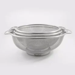 Kitchen Gadgets & Tools ExcelSteel Stainless Steel Fine Mesh Colander With Resting Base (Set Of 3) 8 Kitchen Gadgets & Tools ExcelSteel Stainless Steel Fine Mesh Colander With Resting Base (Set Of 3) -Weston Shop stainless steel excelsteel colanders 732 c3 1000