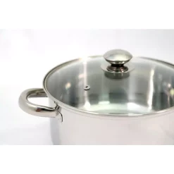 ExcelSteel 7-Piece Stainless Steel Cookware Set -Weston Shop stainless steel excelsteel cookware sets 500 c3 1000