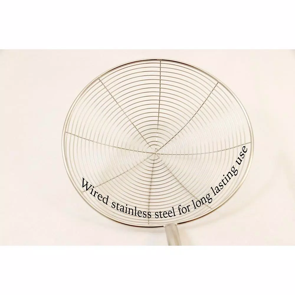 Kitchen Gadgets & Tools ExcelSteel 6.25 In. Stainless Steel Wire Strainer With Ceramic Rose Handle And Hook 6 Kitchen Gadgets & Tools ExcelSteel 6.25 In. Stainless Steel Wire Strainer With Ceramic Rose Handle And Hook - Image 4