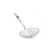 Kitchen Gadgets & Tools ExcelSteel 6.25 In. Stainless Steel Wire Strainer With Ceramic Rose Handle And Hook -Weston Shop stainless steel excelsteel strainers 291 64 1000