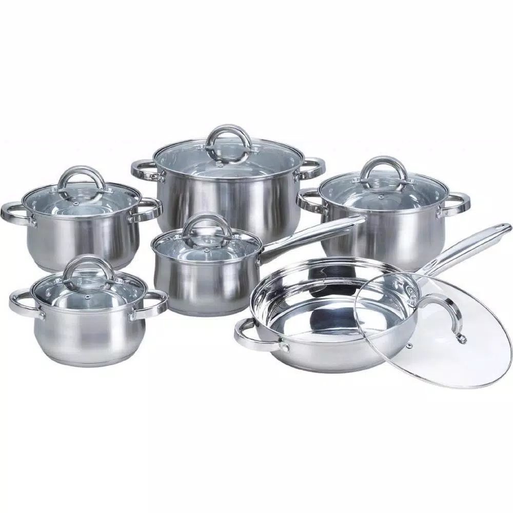 Heim Concept Premium 12-Piece Stainless Steel Cookware Set 3 Heim Concept Premium 12-Piece Stainless Steel Cookware Set