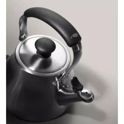 Cookware OXO Good Grips Classic 6.8-Cup Brushed Stainless Steel Tea Kettle 16 Cookware OXO Good Grips Classic 6.8-Cup Brushed Stainless Steel Tea Kettle -Weston Shop stainless steel oxo tea kettles 1479500 77 1000